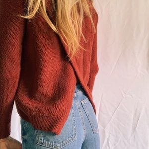 Madewell Open Back Sweater